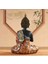 Budha Buda Biblo Heykel, El Boyama Taş Ürün 19 cm 2
