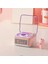 Nostalji Mini Plak Görünümlü Radyolu Bluetooth Hoparlör 3D Ses Dalgası Retro Müzik Plak Pembe - Lisinya 3