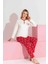 Anne-Kız Kombin Yapılabilir Uzun Kollu Interlok Aile Bağı Pijama TAKIMI-3198 5