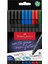 Faber-Castell Grip Finepen Ince Keçe Uçlu Kalem Seti, 10’lu, Ofis ve Günlük Kullanım, 0.4 mm Hassas 1