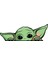 Star Wars Yoda Araba, Motorsiklet, Kask, Laptop,cam Sticker 17X6 cm 1