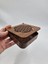 Ahşap Dekoratif Kutu 12 cm x 12 cm x 3 cm No2 2