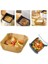 Airfryer Pişirme Kağıdı, Fritöz Yağlı Kağıdı, Yanmaz Kağıt 50 Adet (Kare) 3