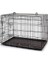 Metal Köpek Kafesi 120X75X84CM Siyah 5