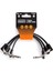 Jım Dunlop Şerit Yama Kablosu 6 "|15 Cm-3 Paket, 1/4-Inç Dik Açı (3PDCPR06) 1