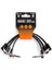 Jım Dunlop Şerit Yama Kablosu 6 "|15 Cm-3 Paket, 1/4-Inç Dik Açı (3PDCPR06) 6