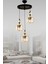 ESSLİGHT LİNA 3 LÜ SARKIT AVİZE KRİSTAL TAŞLI MODERN DEKORATİF AYDINLATMA 1