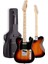 TLX-50SB Tele Kasa Maple Klavye 2 Single-Coil Manyetik Elektro Gitar 3
