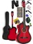 CG-395RD Kırmızı Renk Kesik Klasik Gitar 4/4 Yetişkin Boy Sap Ayarlı Full Set 1