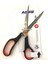 Makas Inoxy 24 cm (9,5 Inç) Siyah Kırmızı 5385 1