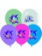 Balon Unicorni Baskılı Pastelı 4+1 100 Lü 1