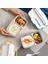 Bento 900ML Lunchbox Yeni Koleksiyon 1 Katlı 3 Bölmeli Çelik Sefer Tası Yemek Kutusu 2