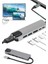 USB Type-C Hub Dönüştürücü Çevirici Çoklayıcı Macbook Çevirici 8 Portlu 1