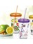 Desenli Pipetli Bardak-Tropical 660 cc 161748-006 1