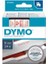 D1 Şerit Standart 19 Mmx7 mt Beyaz Üzerine Kırmızı 45805 1