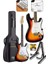 Rennes REG-40SB Sunburs 4/4 Elektro Gitar Seti (Çanta Askı Capo Tuner Pena Kablo) 2