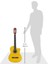 CG-395YL Klasik Gitar 4/4 Kesik Kasa Full Set (Çanta Askı Tuner Metod Pena) 4