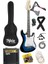 CEG-36BL 8-12 Yaş Çocuklar Için Amfili Full 3/4 36 Inç Elektro Gitar Seti Blue 1