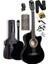 CG-395BK Siyah Klasik Gitar 4/4 Sap Ayarlı Kesik Kasa Full Set (Çanta Askı Tuner Metod Pena) 2