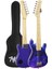 CEG-30PU 4-6 Yaş Çocuklar Için Amfili Full 1/4 30 Inç Elektro Gitar Seti Mor 2