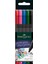 Faber-Castell Grip Finepen Ince Keçe Uçlu Kalem Seti, 5’li, Klasik Renkler, 0.4 Mm, Metal Destekli 1