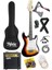 CEG-36SB 8-12 Yaş Çocuklar Için Amfili Full 3/4 36 Inç Elektro Gitar Seti Sunburs 1
