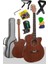 PHX-187 Masif Ağaç Akustik Gitar 4/4 Yetişkin Boy (Gigbag Çanta Tuner Askı Capo) 1