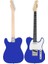 TLX-50BL-25AMP Tele Kasa Maple Klavye 2 Single-Coil 25W Amfili Elektro Gitar 4