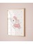 (Çerçevesiz) Pembe Fil Temalı Kız Bebek, Çocuk Odası Poster Seti, 3lü Poster Seti 2