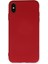iPhone x Kılıf Nano Içi Kadife Silikon - KIRMIZI-(5796) 1