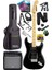 RPH-40BK-35AMP Full Black 35W Bt Amfili Elektro Gitar Seti Hsh Manyetik Maple Klavye 1