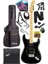 RPH-40BK-25AMP Elektro Gitar Seti 25 Watt Gain'li Bluetooth Şarjlı Amfi ve Full Set 1