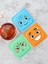 Pokemon Temalı Bardak Altlığı Ahşap Baskılı Altlık 4'lü Set (9 X9CM) KARBONNM51 5