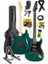 GLC-40GR Profesyonel Elektro Gitar Yeşil (Stand Gigbag Askı Capo Tuner Pena Kablo Yedek Tel) 1