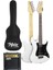 CEG-36WH 8-12 Yaş Çocuklar Için Amfili Full 3/4 36 Inç Elektro Gitar Seti White 2