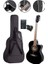 XC-300XBK-AMP Profesyonel Amfili Siyah Elektro Akustik Gitar (Amfi Gigbag Çanta Tuner Capo 3