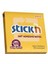 Stıckn Yapışkanlı Not Kağıdı 360° 100 Yp 76X76 Altın HE21551 1