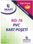 Kart Poşeti Dikey Pvc No:76 87X115 Şeffaf 910 10 39 1