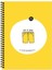 Hisli Şeyler Spiralli Kar.kapak Stickerli Defter 18,5X25 80 Yp Kar. 1