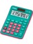 Hesap Makinesi Masa Üstü 12 Hane Yeşil+Pembe MX-12B-GNRD 1
