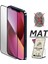 Iphone 13 Mini Mat Seramik Cam Nano Esnek Kırılmaz Full Tam Kaplayan Ekran Koruyucu 1