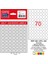 Ofis Etiketi Poşetli Yuvarlak OFC-129 1