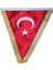 Masa Bayrağı Türk Üçgen Simli 15X22.5 VT203 1