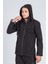 Suya Dayanıklı Slim Fit Softshell Kapüşonlu Erkek Mont 3
