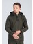 Suya Dayanıklı Slim Fit Softshell Kapüşonlu Erkek Mont 1