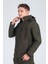 Suya Dayanıklı Slim Fit Softshell Kapüşonlu Erkek Mont 5