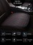 Chevrolet Corvette C6 2005-2013 Ön ve Arka Takım Koltuk Minderi Siyah Deri Kırmızı Dikişli 4