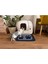 Elekli Tuvalet Önü Desenli Kedi Kumu Paspası | 45 x 60 cm | Kum Toplayıcı Kedi Halısı 1