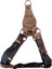 Köpek göğüs tasması hakiki deri siyah vizon kahverengi genişlik:2,5cm göğüs ölçüsü:60-90cm ayarlamalı dog harness GT1-17 5