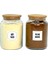 2'li Ahşap Vakum Kapaklı Cam Süt Tozu Filtre Kahve Saklama Kavanozu Seti 800 ml Etiket Hediyeli 4